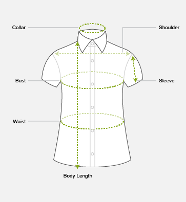 women topwear size guide