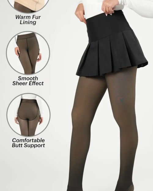 Sheer Fur Stockings