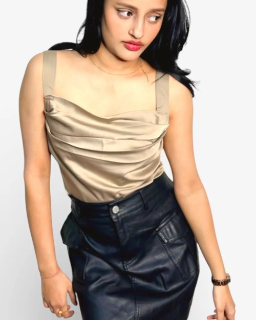 satin cami top