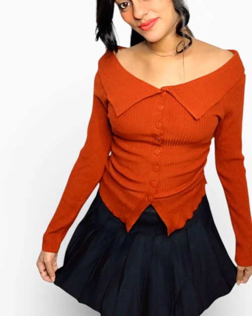OFF Shoulder knit Top