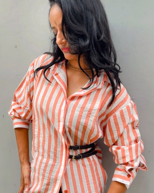 Home belt style shirt